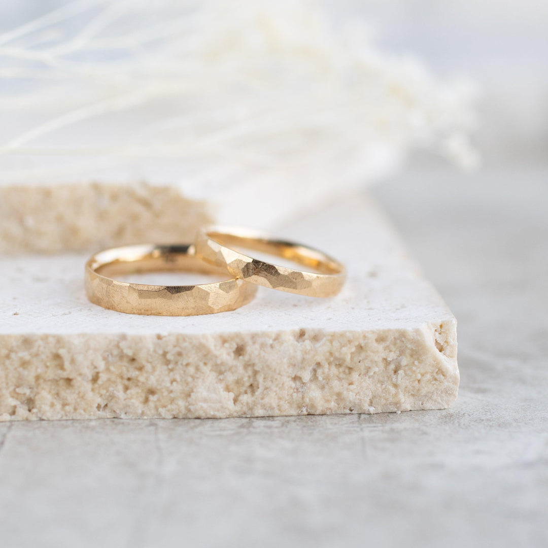 Pebble Wedding Bands