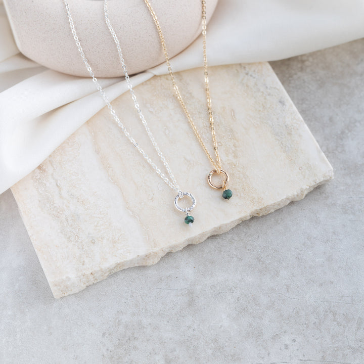 Petite Emerald Necklace
