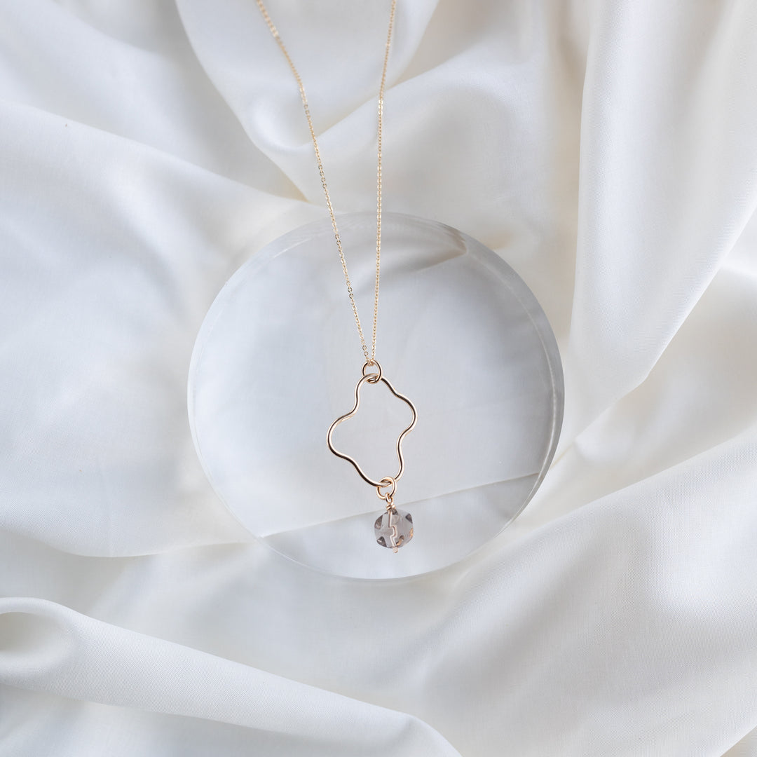 Smoky Wave Necklace
