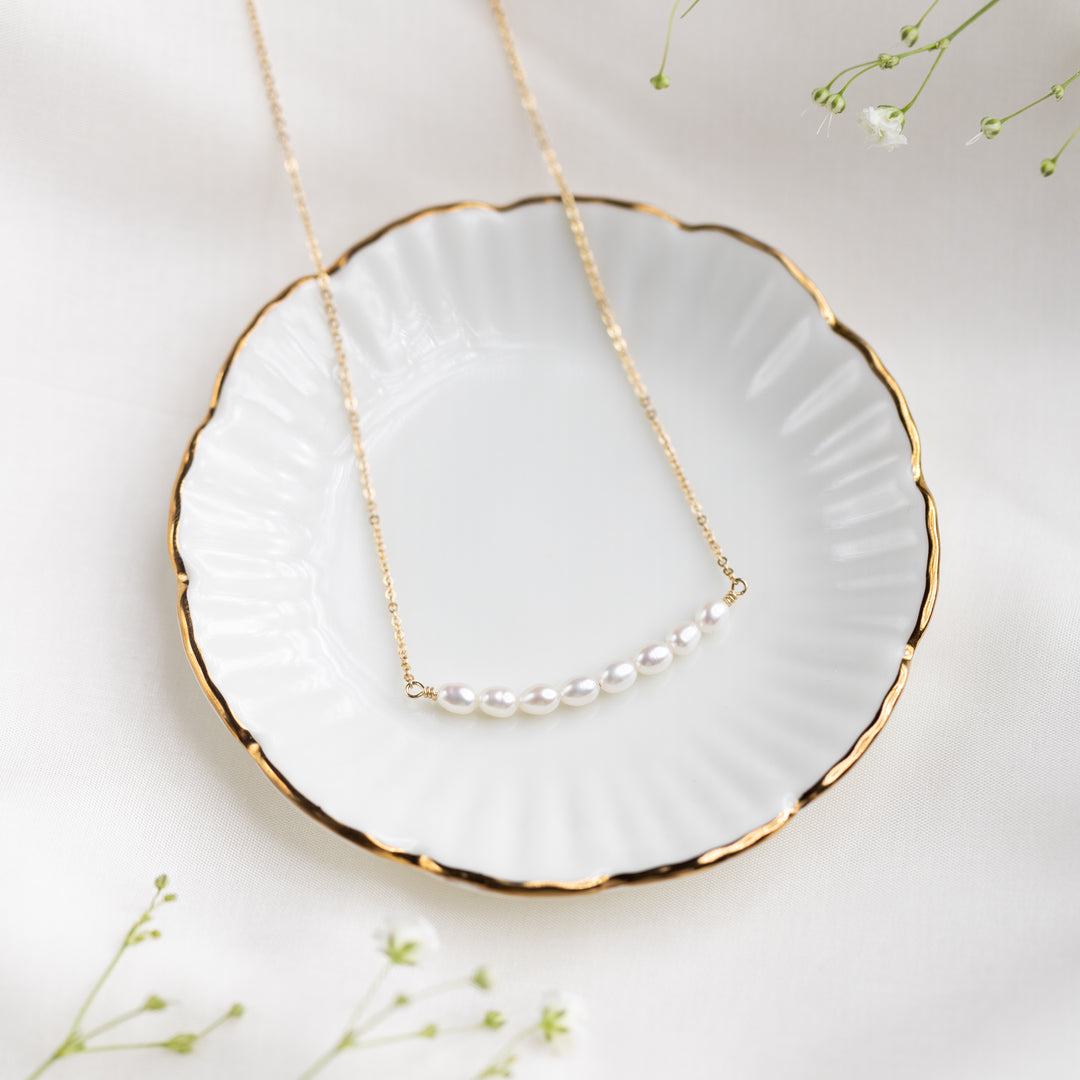 Stacked Pearl Necklace
