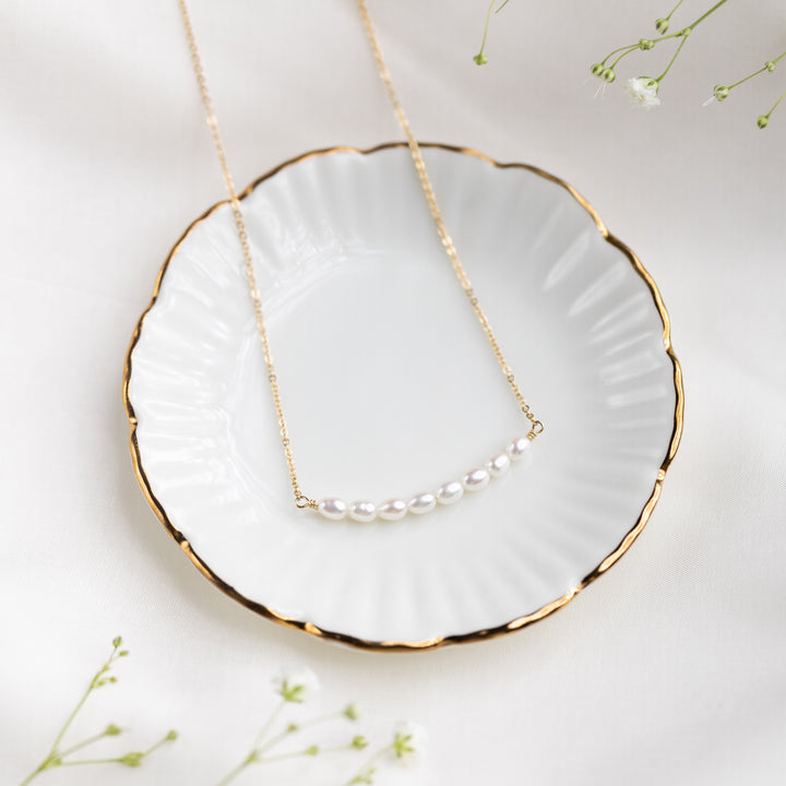 Stacked Pearl Necklace