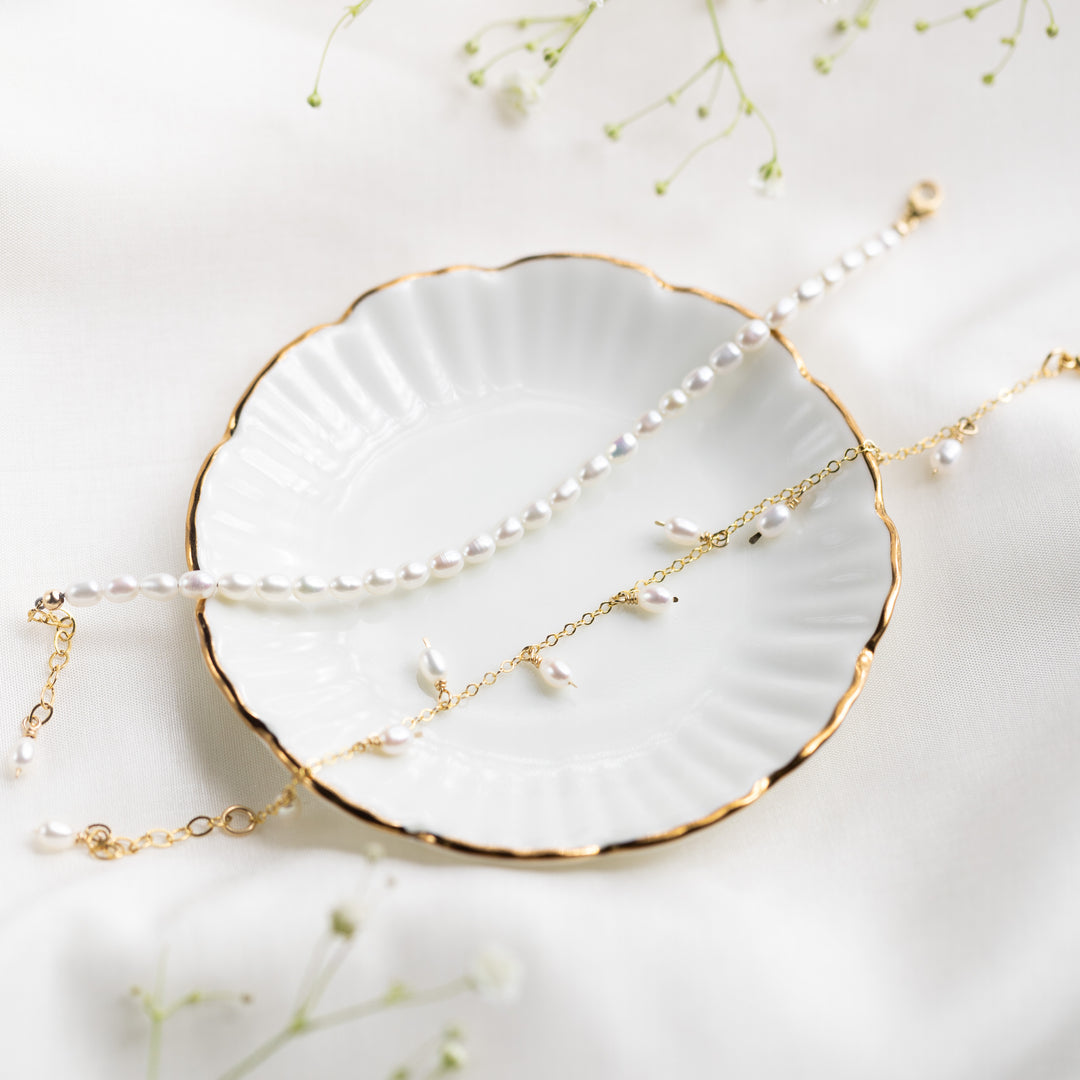 Teardrop Pearl Bracelet