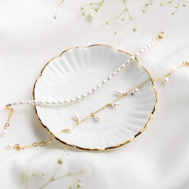 Teardrop Pearl Bracelet