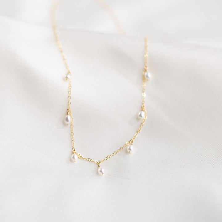 Teardrop Pearl Necklace