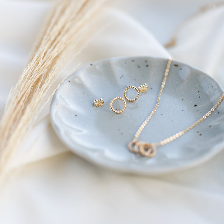 14k Twist Earrings