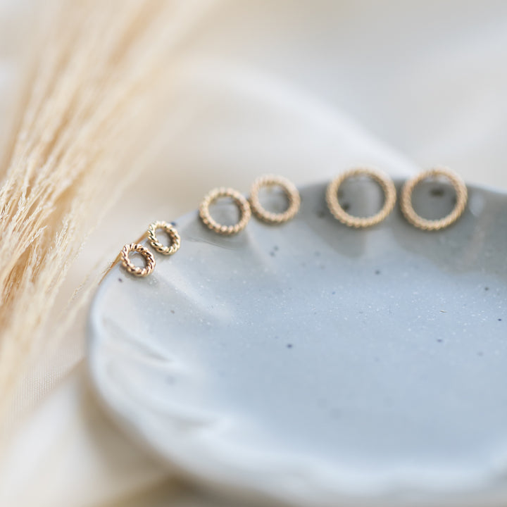 14k Twist Earrings