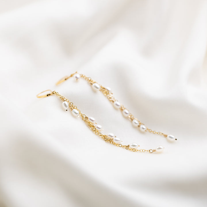 Waterfall Pearl Earrings