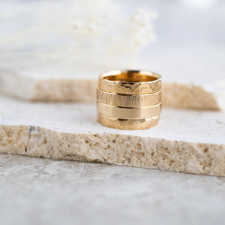 Hammered Wedding Bands