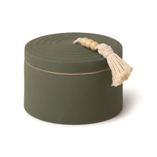 Load image into Gallery viewer, Cypress + Fir, Green Ceramic Candle