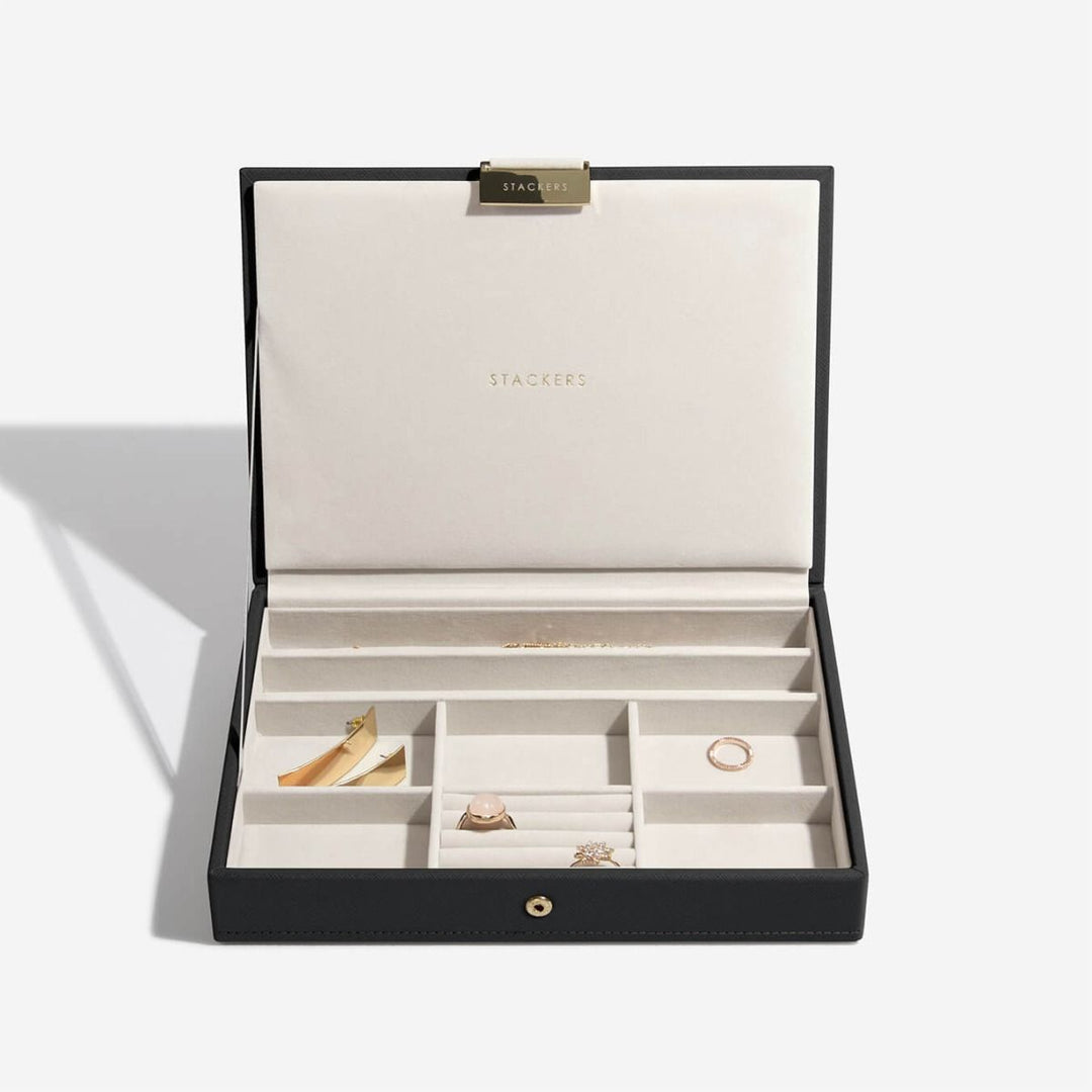 Stackers Black Classic Jewellery Box