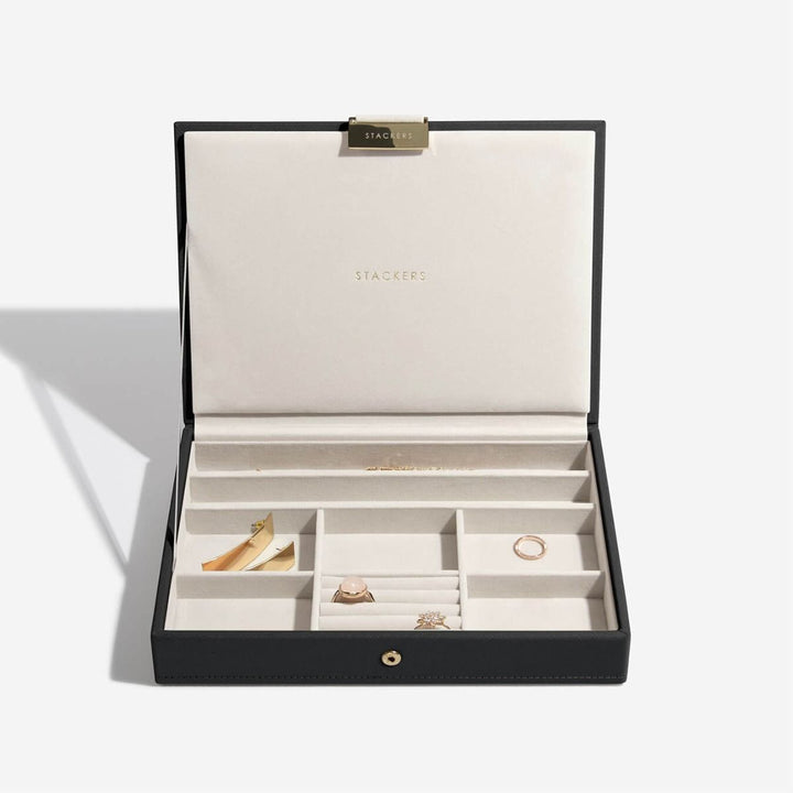 Stackers Black Classic Jewellery Box