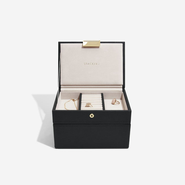 Stackers Black Mini Jewellery Box