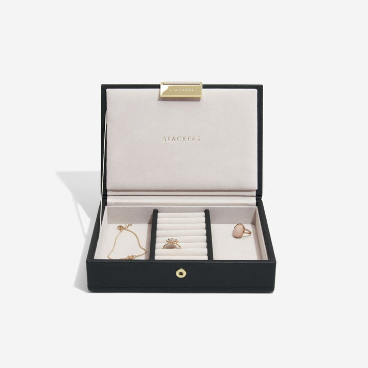 Stackers Black Mini Jewellery Box