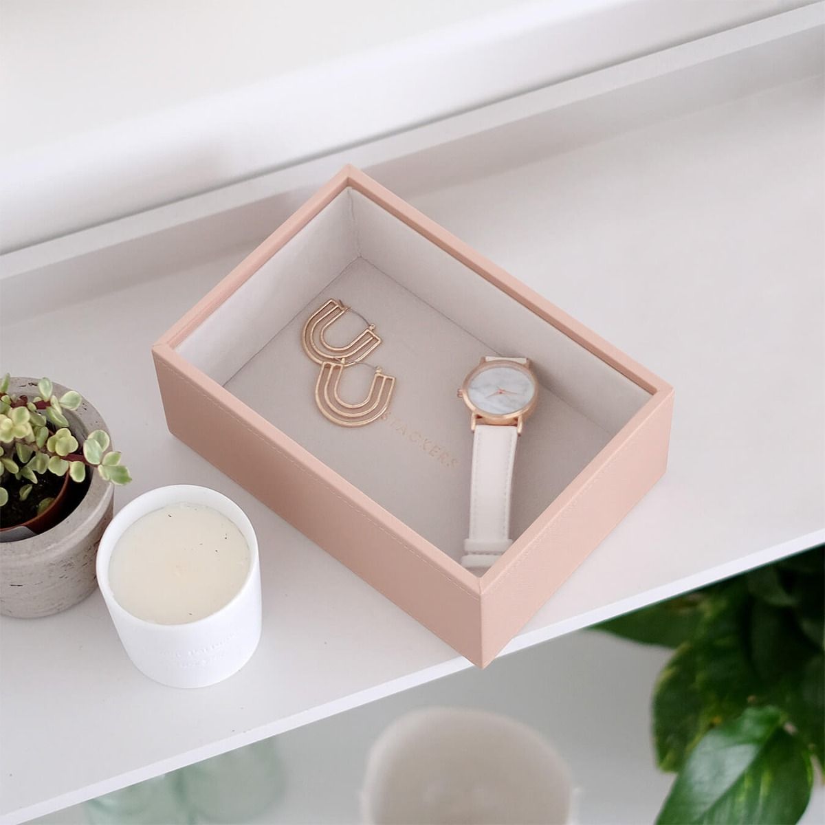 Blush Mini Watch & Accessories Layer