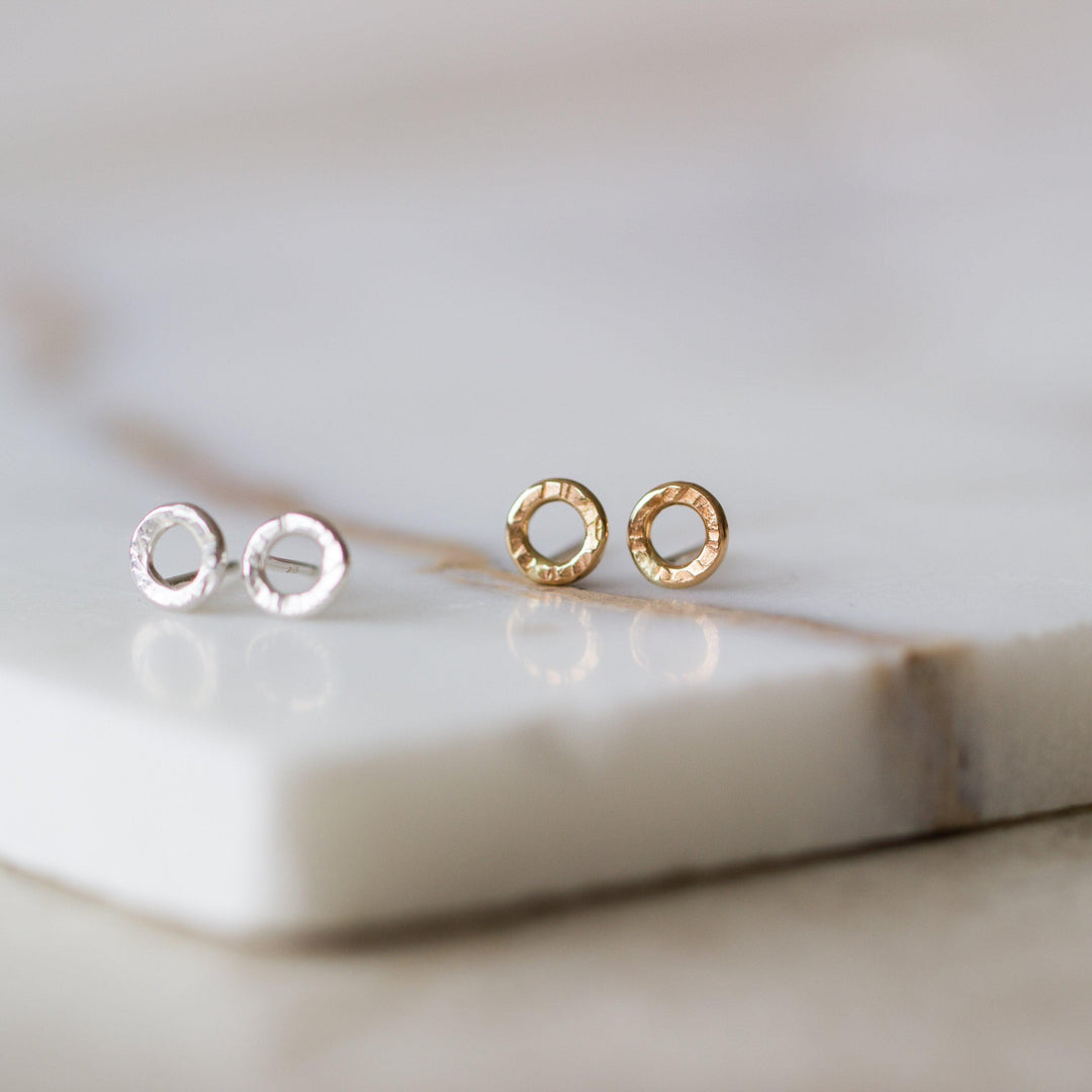 Small Circle studs