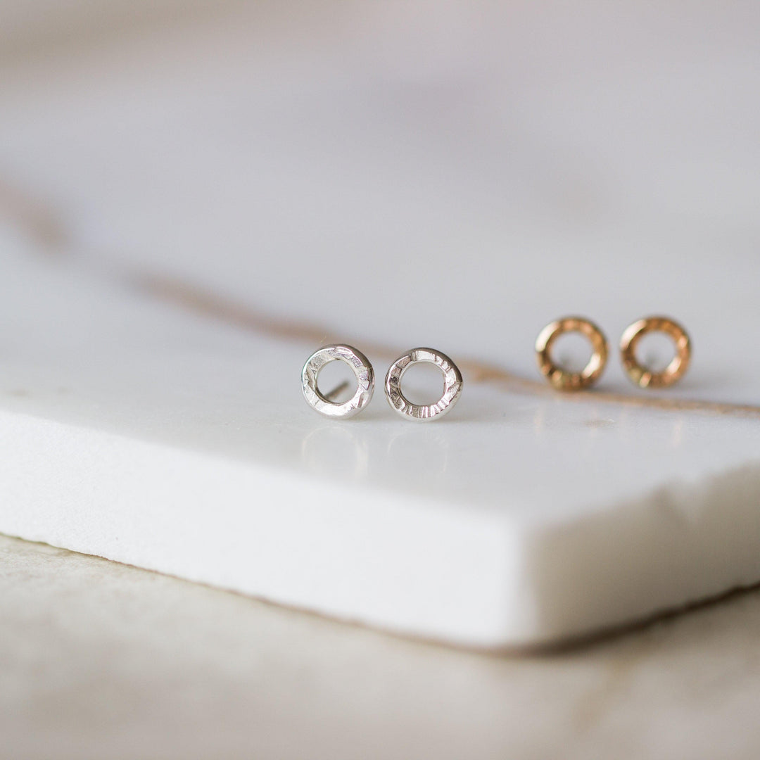 Small Circle studs