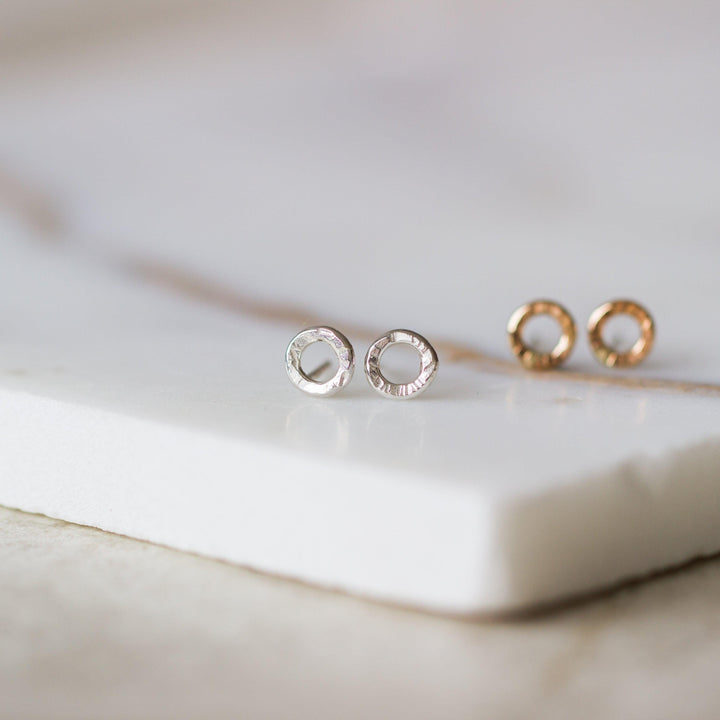 Small Circle studs