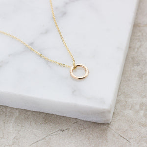 Delicate Circle Necklace