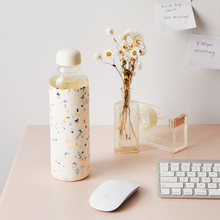 Load image into Gallery viewer, Cream Terrazzo Water Bottle