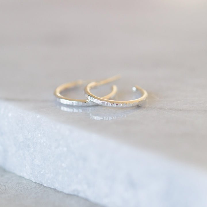 Hammered Hoops