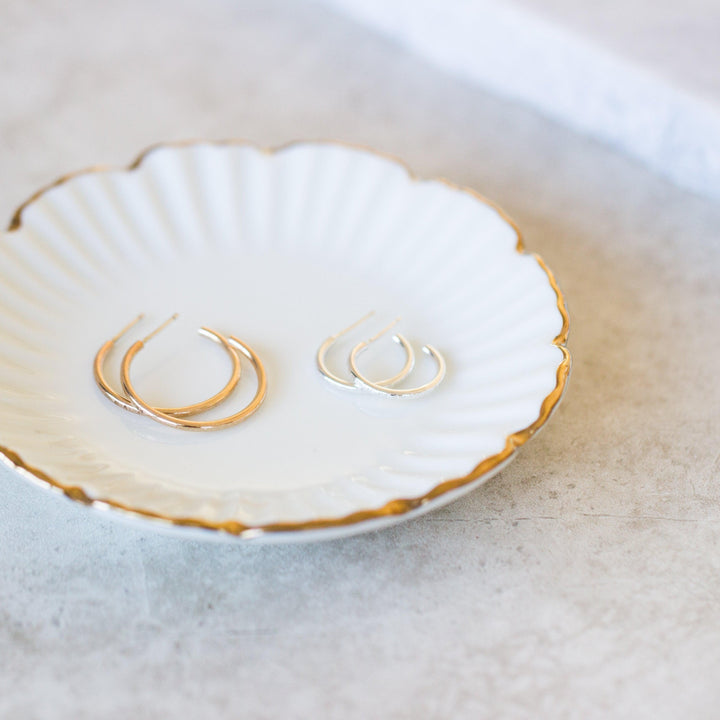 Hammered Hoops