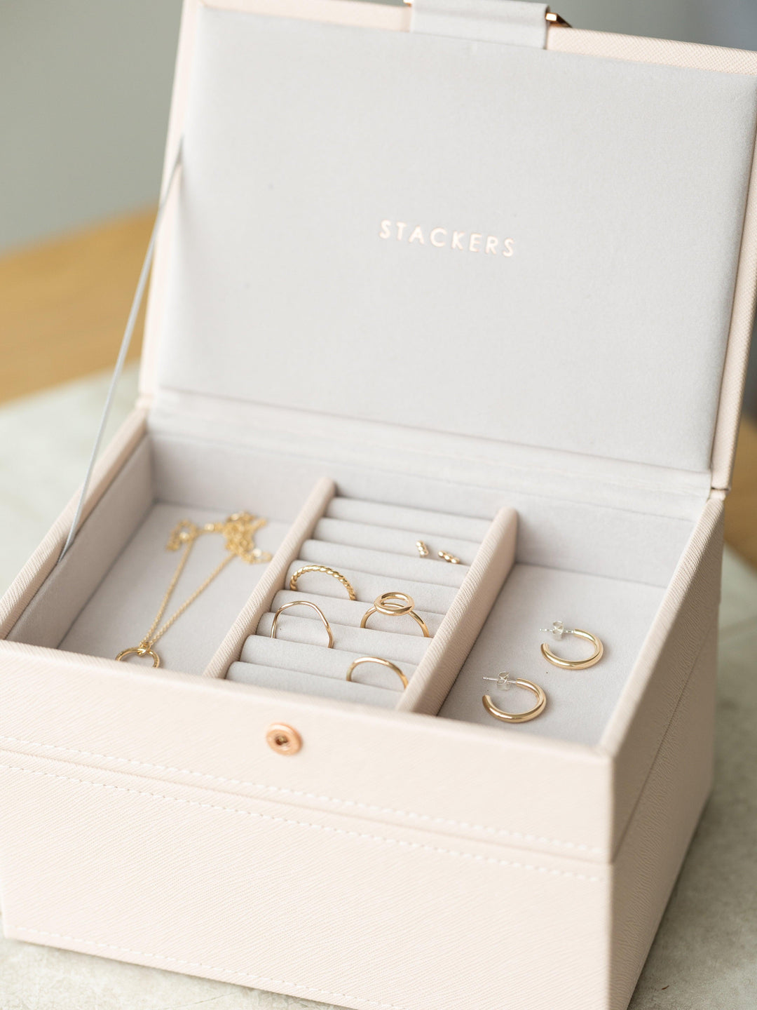 Stackers Blush Mini Jewellery Box