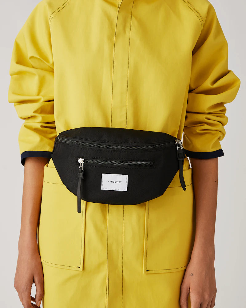 Sandqvist Aste Bum Bag, Black