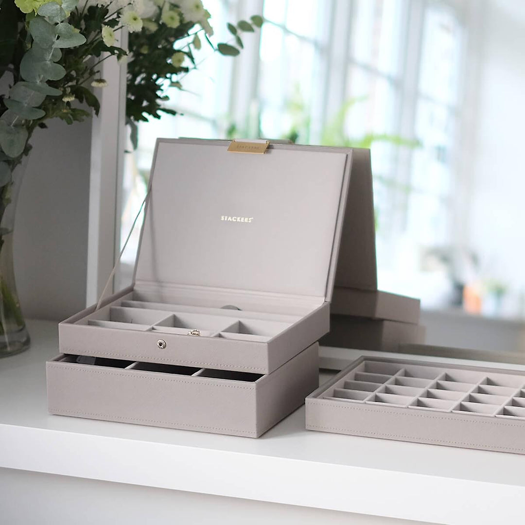 Stackers Taupe Classic Jewellery Box
