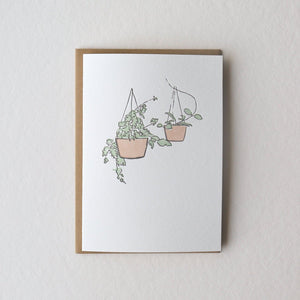 Hanging Plants Card
