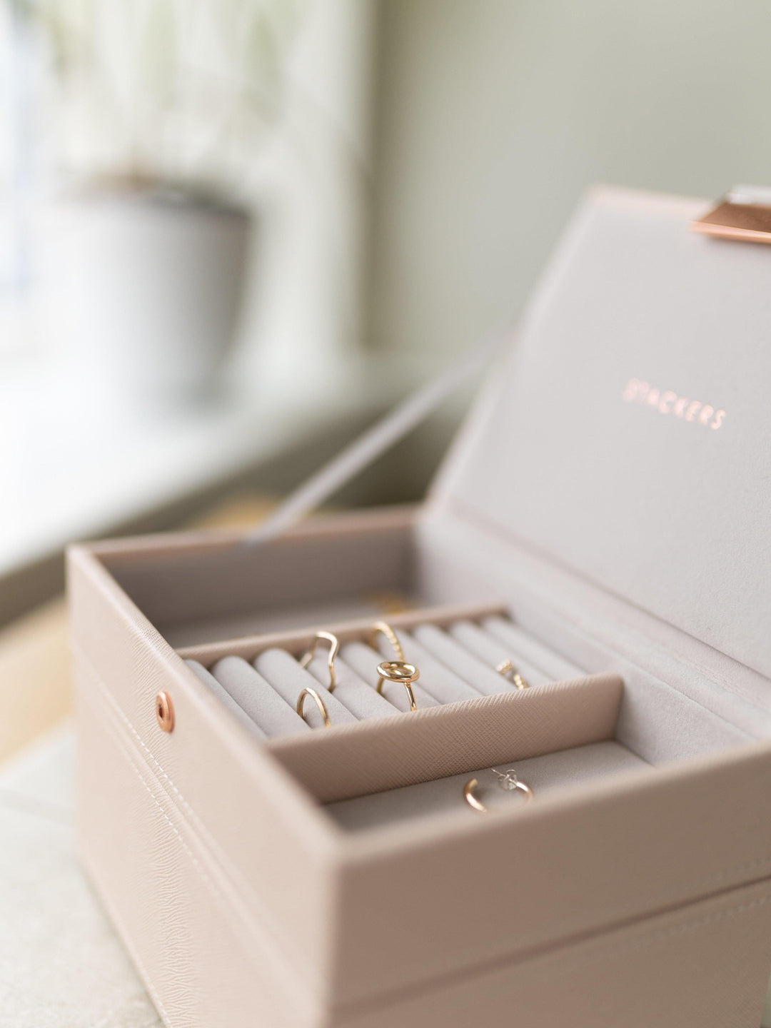 Stackers Blush Mini Jewellery Box