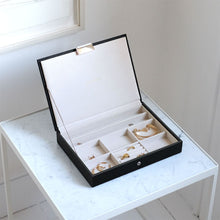 Load image into Gallery viewer, Black Classic Jewellery Box Lid