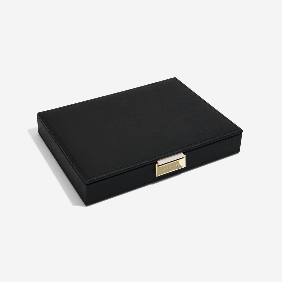 Black Classic Jewellery Box Lid