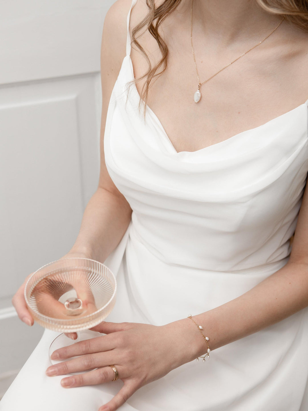Teardrop Pearl Bracelet