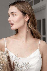 Waterfall Pearl Earrings