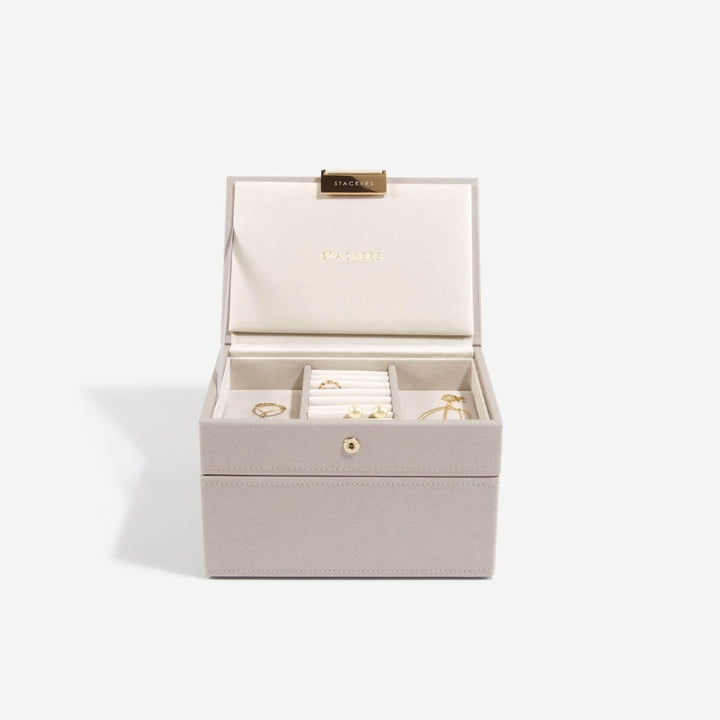 Stackers Taupe Mini Jewellery Box