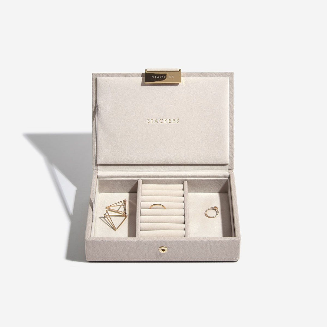 Stackers Taupe Mini Jewellery Box