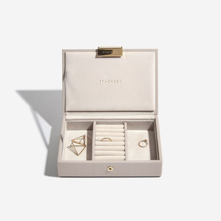 Stackers Taupe Mini Jewellery Box