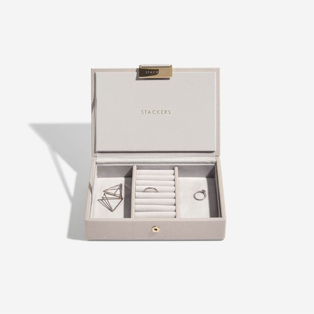 Taupe Mini Jewellery Box Lid