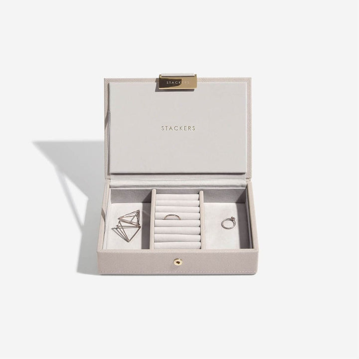 Taupe Mini Jewellery Box Lid